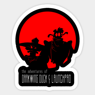 Darkwing & Launchpad Sticker